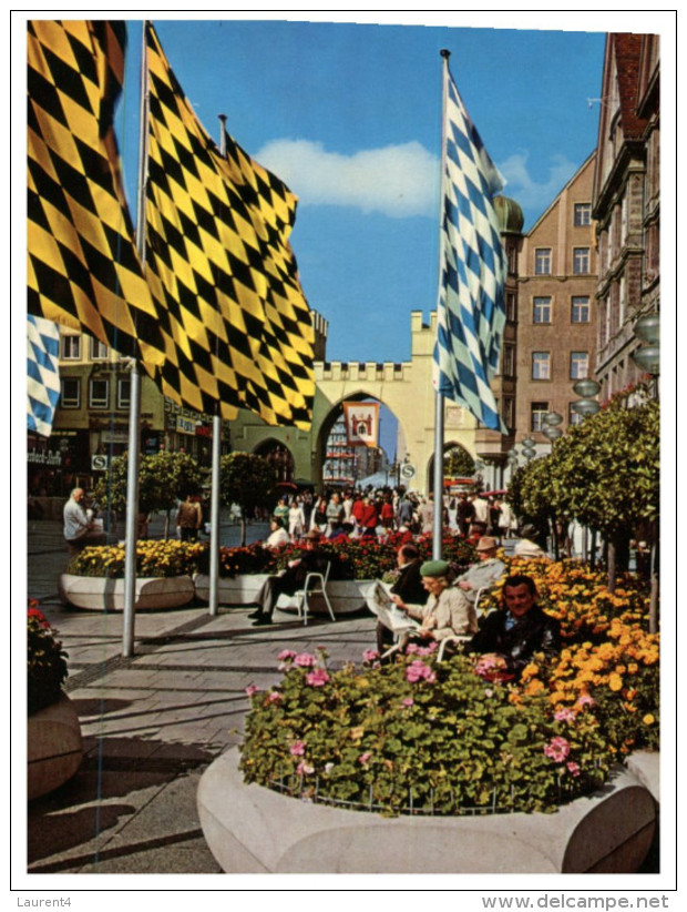 (360) Germany - München Street And City Gate - Monuments