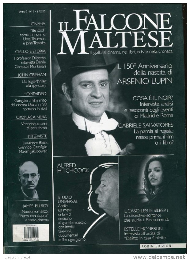 Il Falcone Maltese Il 150 E Anniversario Della Nascita Di Arseno Lupin - Thrillers