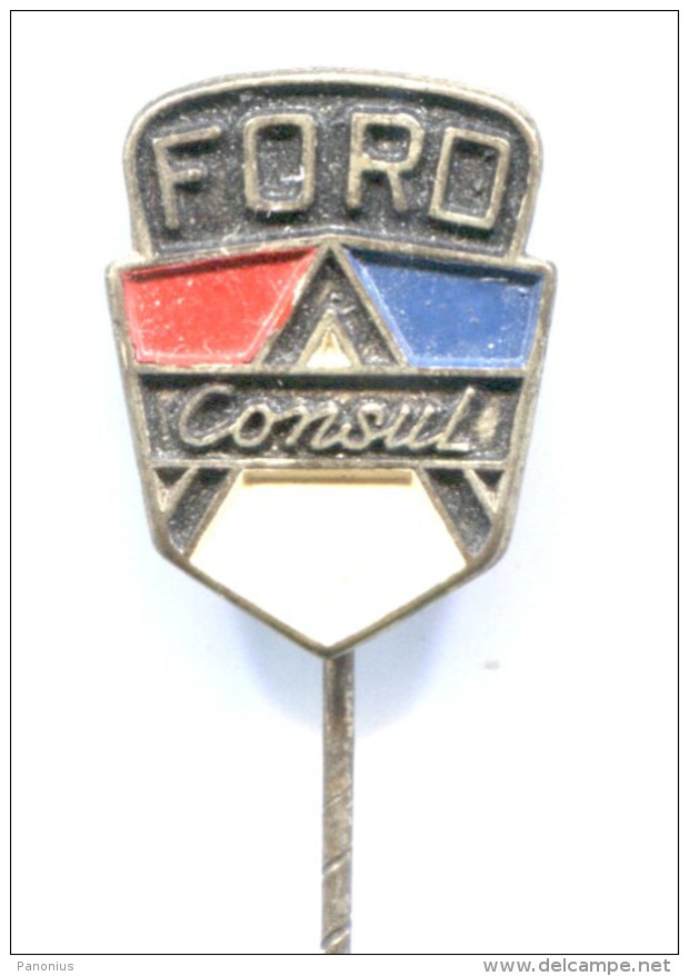 FORD CONSUL - Car Auto, Automotive, Vintage Pin  Badge, Abzeichen - Ford