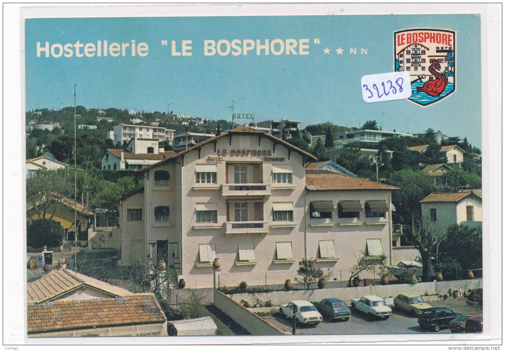 CPM GF 34 - Sète ( La Corniche) - Hostellerie " Le Bosphore" - Sete (Cette)