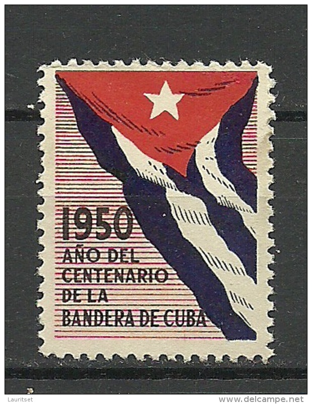 KUBA 1950 Charity Propaganda Anniversary Of Bandera De Cuba - Bienfaisance