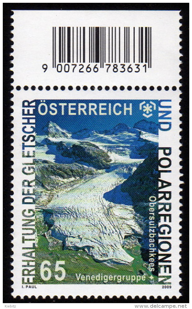 ÖSTERREICH 2009 ** Erhaltung Der Gletscher & Polarregionen / Venedigergruppe - MNH - Preserve The Polar Regions And Glaciers