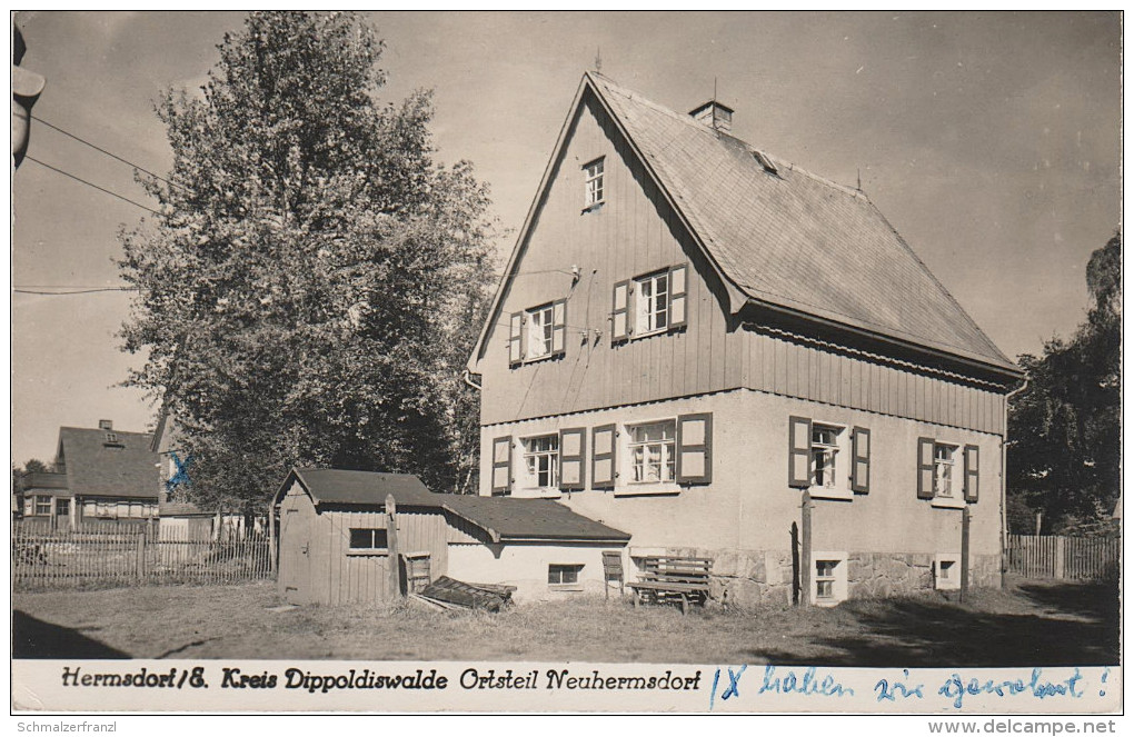 AK Neuhermsdorf Baude Hütte Pension A Hermsdorf Seyda Rehefeld Holzhau Bienenmühle Nassau Reichenau Altenberg Schönfeld - Oberholzhau (Erzgeb.)