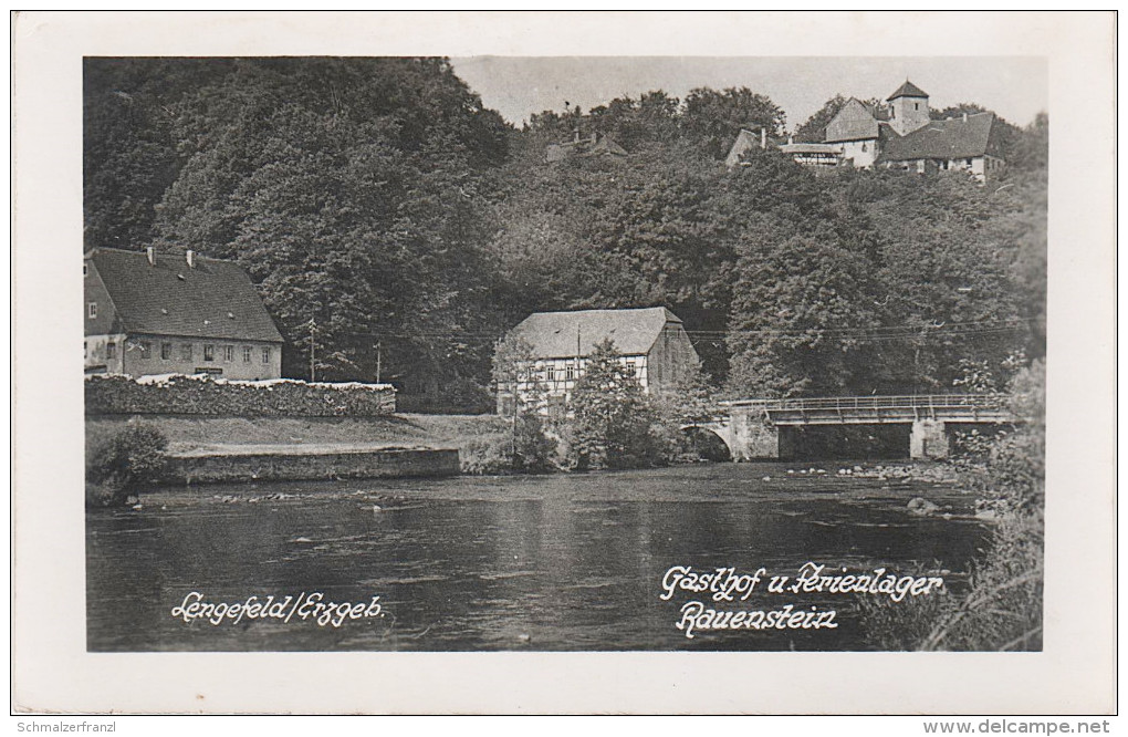 AK Rauenstein Gasthof Ferienlager Stempel Bei Pockau Lengefeld Wünschendorf Reifland Flöha Olbernhau Forchheim Görsdorf - Lengefeld