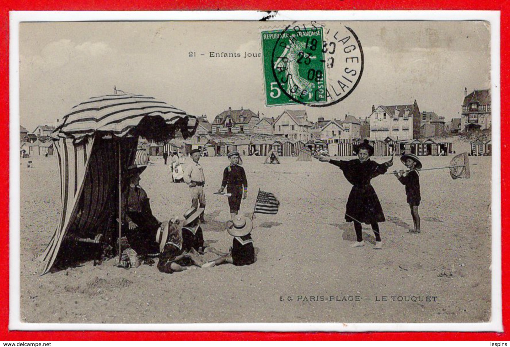 62 - Le TOUQUET - PARIS PLAGE --  Enfant Jouant.... - Le Touquet