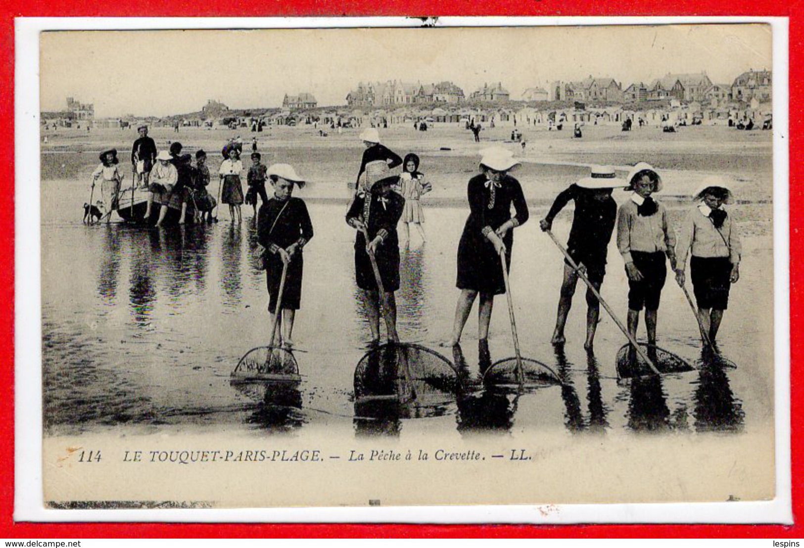 62 - Le TOUQUET - PARIS PLAGE -- La Pêche à La Crevette - Le Touquet