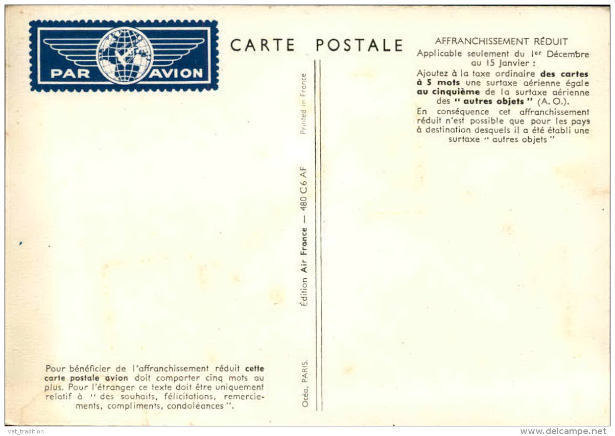 FRANCE - Carte Postale Air France Non Voyagée  - Petits Défauts - A Voir - L 1137 - 1946-....: Ere Moderne