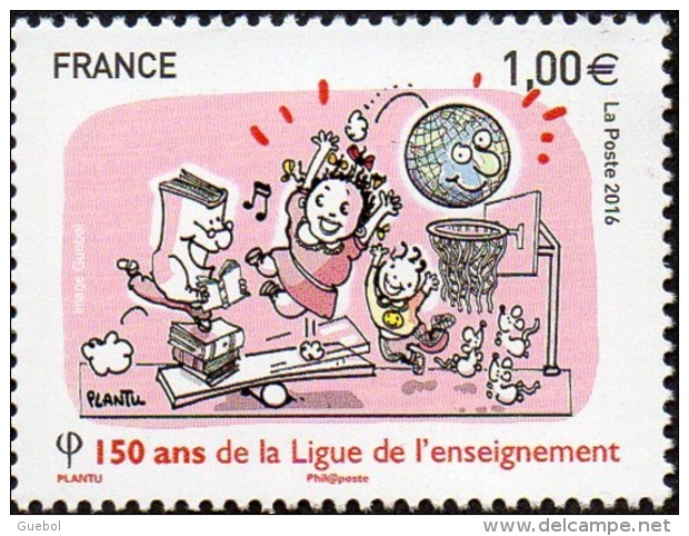 France N° 560615 ** Anniversaire De La Ligue De L´enseignement - Neufs