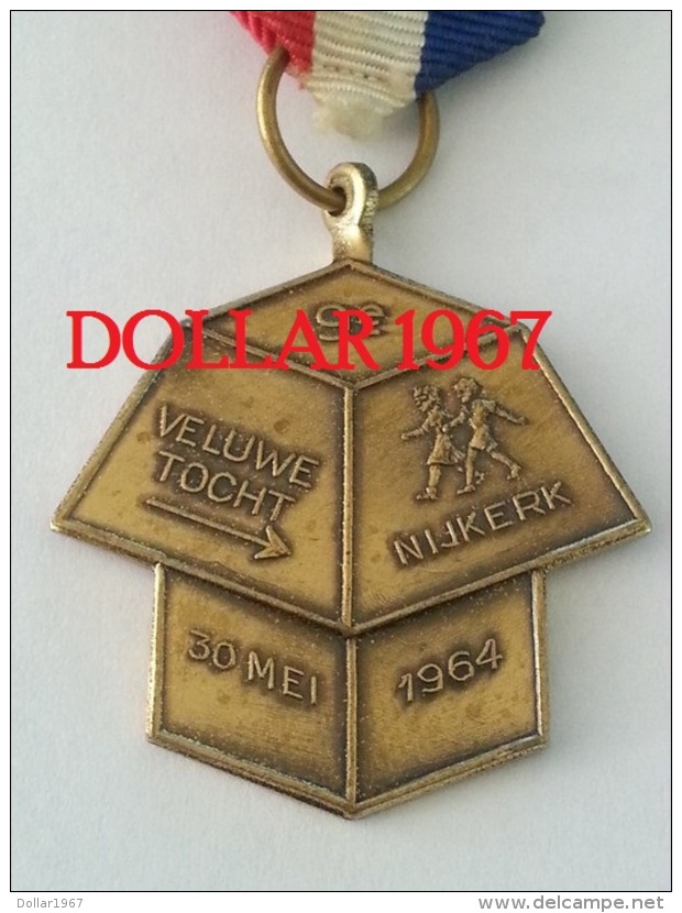 .medal - Medaille - Medaille : Medaille : 9 E Veluwe Tocht Nijkerk 30 Mei 1964 - Autres & Non Classés