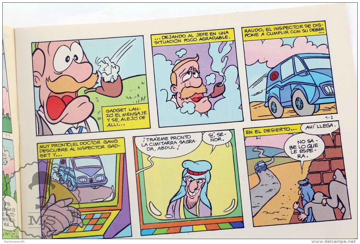 Inspector Gadget #1 Spanish Comic From 1987 - Cuetara Cookies Advertising - Other & Unclassified