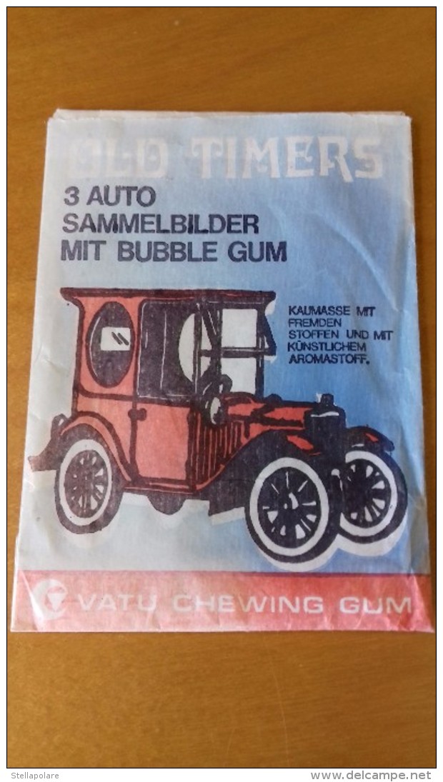 OLD TIMERS AUTO - LOT  1 TUTEN ALTE RAR VATU KAUGUMMI + BUBBLE GUM + 3 SAMMELBILDER - Sonstige & Ohne Zuordnung