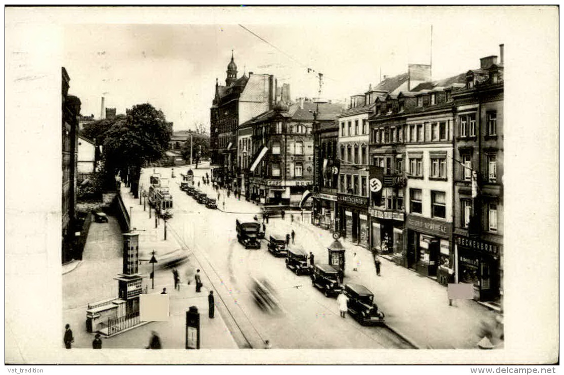 SARRE - Oblitération De Sarrebruck Sur Carte Postale En 1928 Pour La France - A Voir - L 1156 - Lettres & Documents