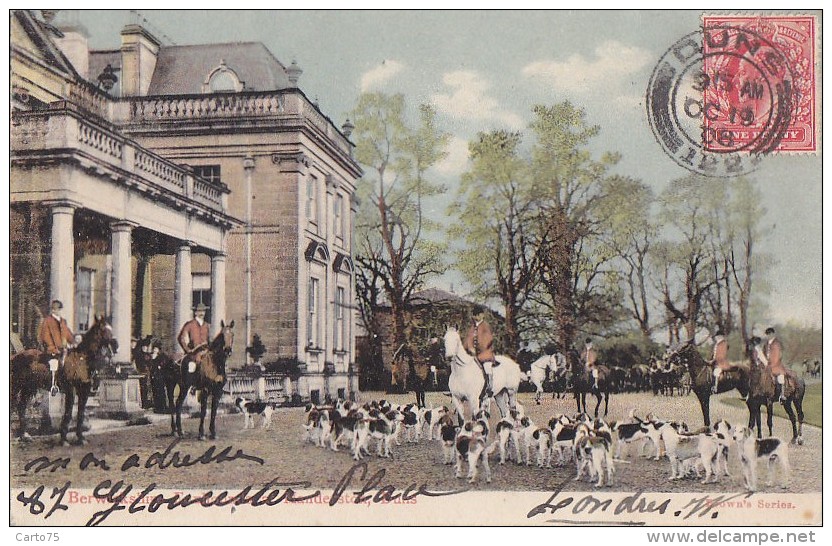 Royaume-Uni - Scotland - Berwickshire / Chasse à Courre - Postmarked Duns 1908 - Berwickshire