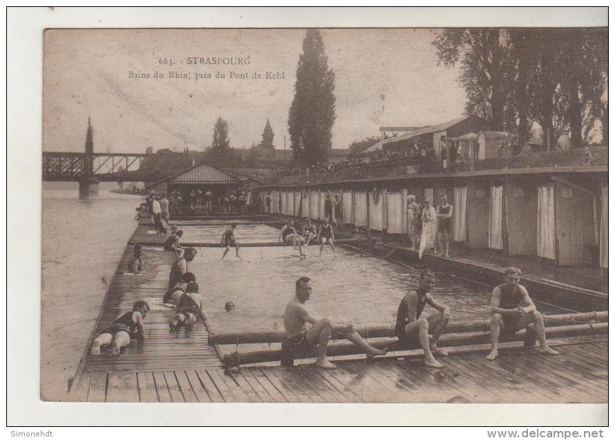 STRASBOURG - Bains Du Rhin Près Du Pont De Kehl - Strasbourg