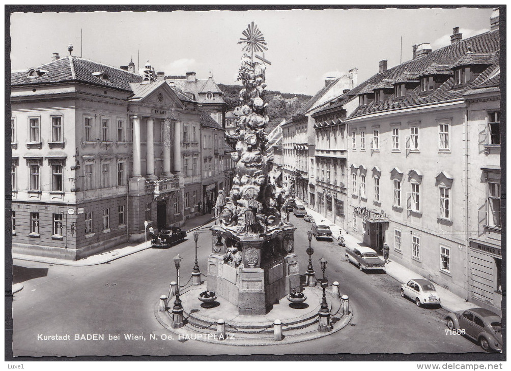 AUSTRIA , BADEN  BEI  WIEN   , OLD  POSTCARD - Baden Bei Wien