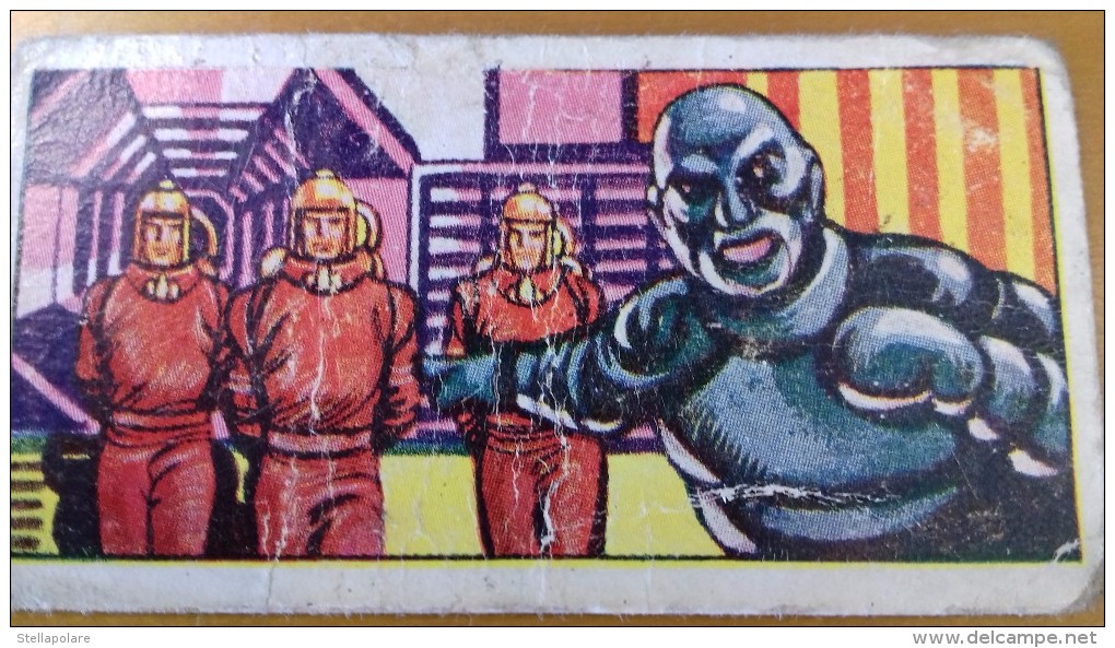 SPACE - SCI FI CARD - 1955 UK SPACE ADVENTURE - 32 - UFO SOCOUPE OVNI SCI FI - Andere & Zonder Classificatie