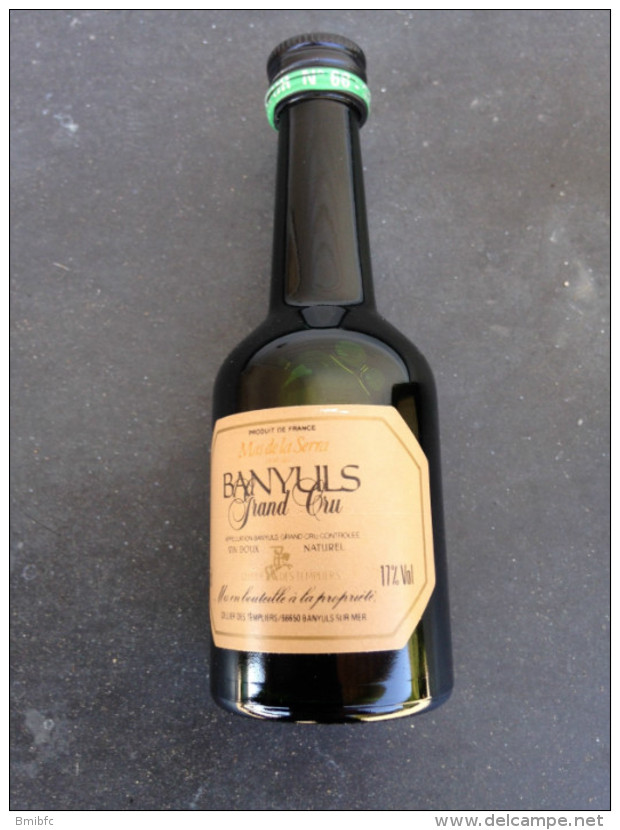 Mignonette BANYULS    Grand Cru 5 Cl - 17° Cellier Des Templiers Banyuls - Autres & Non Classés