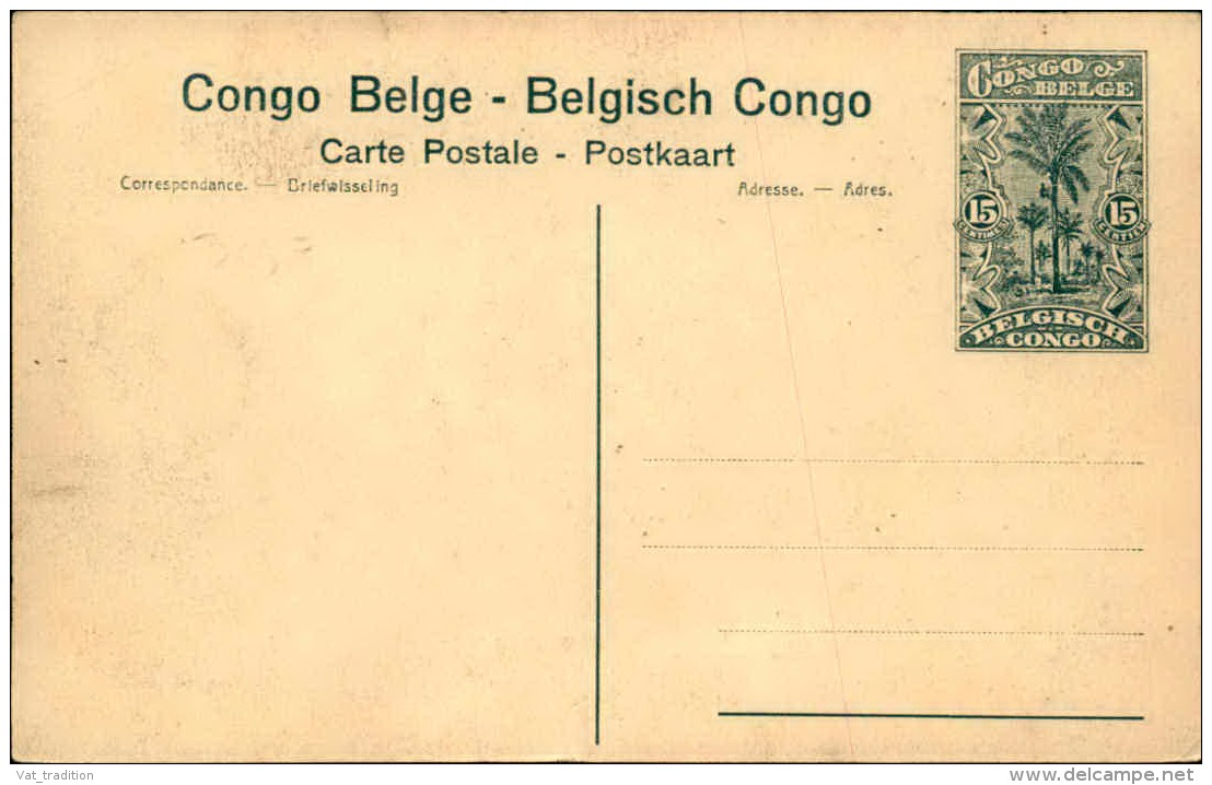 CONGO BELGE - Entier Postal , Thème Pêcheurs - A Voir - L 1172 - Entiers Postaux