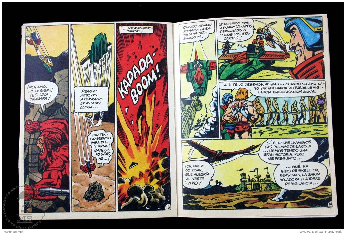 Original 1985 MOTU He Man Master Of The Universe Small Comic &amp; Toy Catalogue - Actie, Avonturen