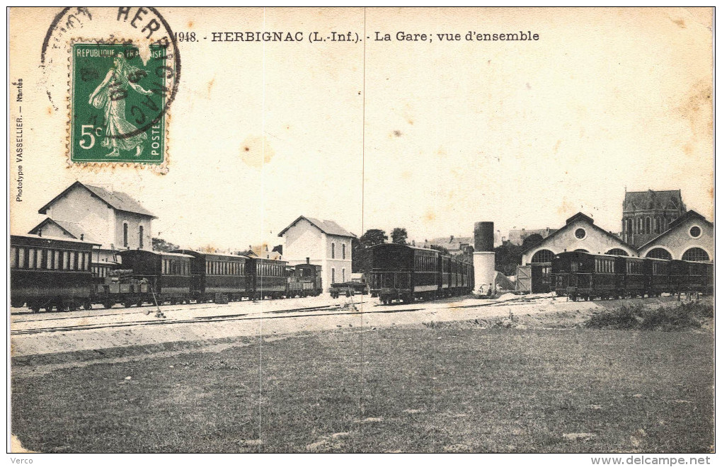 Carte Postale Ancienne De HERBIGNAC - Herbignac