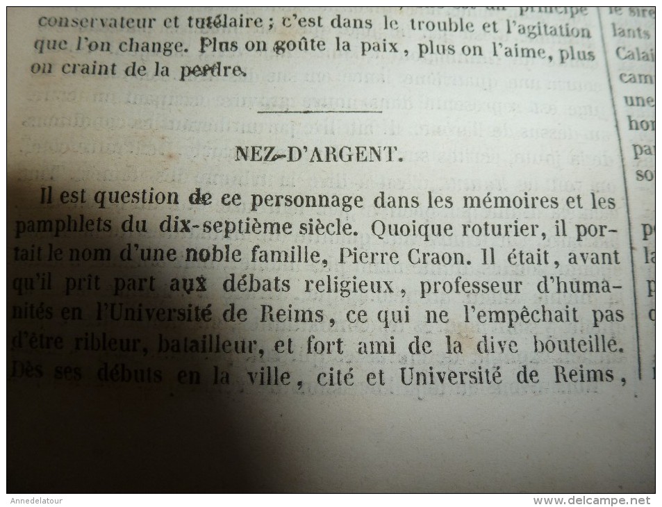 1847 MP : La Vénus de Quinipilly (Morbihan);Histoire du costume;Légendes bibliques des musulmans; Troyes; etc