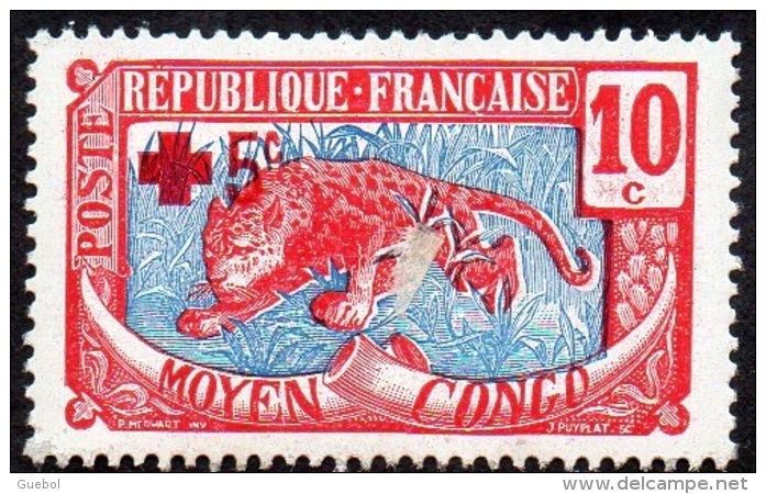 Congo Français - N°  66 * Croix Rouge - Neufs