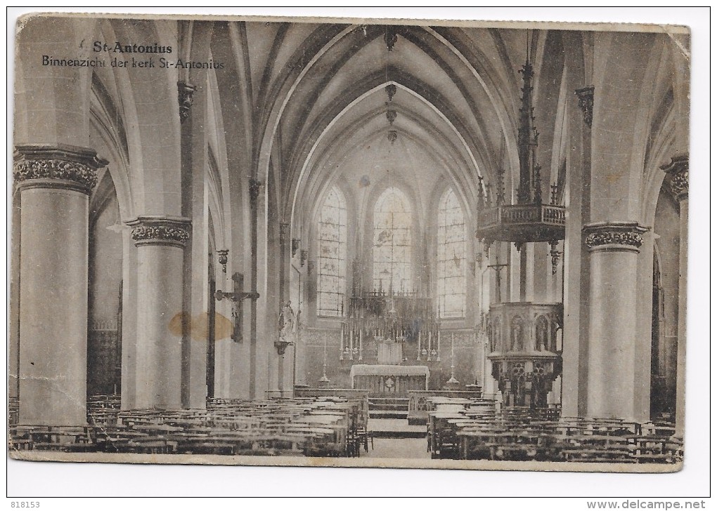 St-Antonius :Binnenzicht Der Kerk - Zörsel