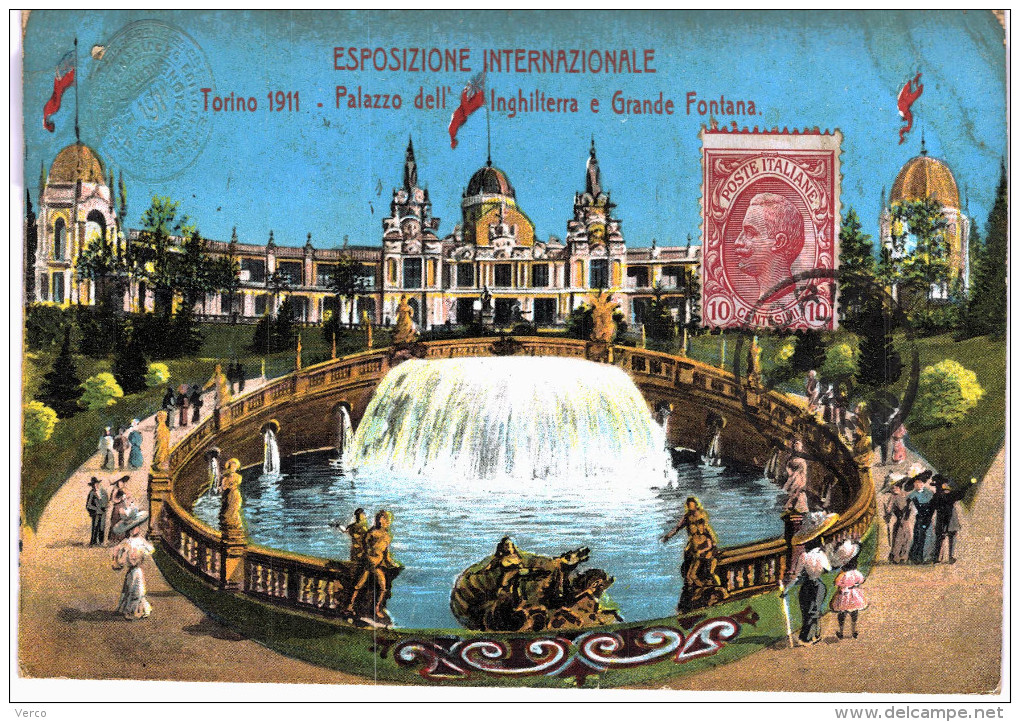 Carte Postale Ancienne De TORINO - Expositions