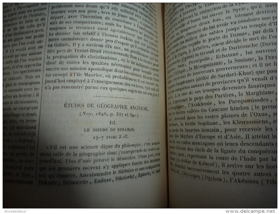 1847 MP :Vue De CARLSBAD Et La Vallée De La Tèple: Le Monde De Stabon; Etc - 1800 - 1849