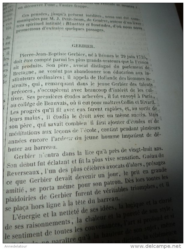 1847 MP :1ere ascention en ballon (Mme Sage,Chevalier Riggin et Capitaine Vicente Lunardi);Vue de SORRENTE; Gerbier; etc