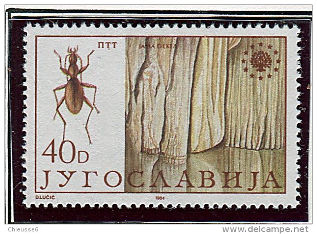 (cl 31 - P43) Yougoslavie ** N° 1934 - Insectes - Other & Unclassified