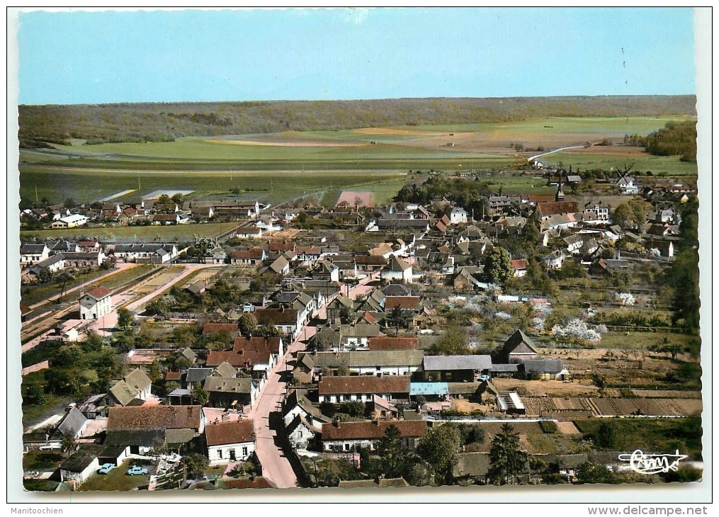 DEP 27 MARCILLY SUR EURE VUE GENERALE AERIENNE - Marcilly-sur-Eure