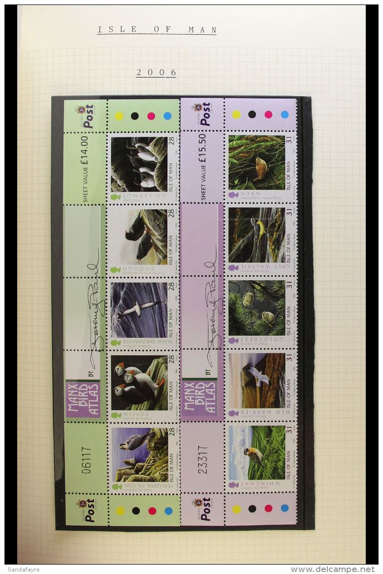 ISLE OF MAN 1999-2009 HIGHLY COMPLETE Mint &amp; Never Hinged Mint Collection Of Complete Sets Presented Neatly In... - Sonstige & Ohne Zuordnung