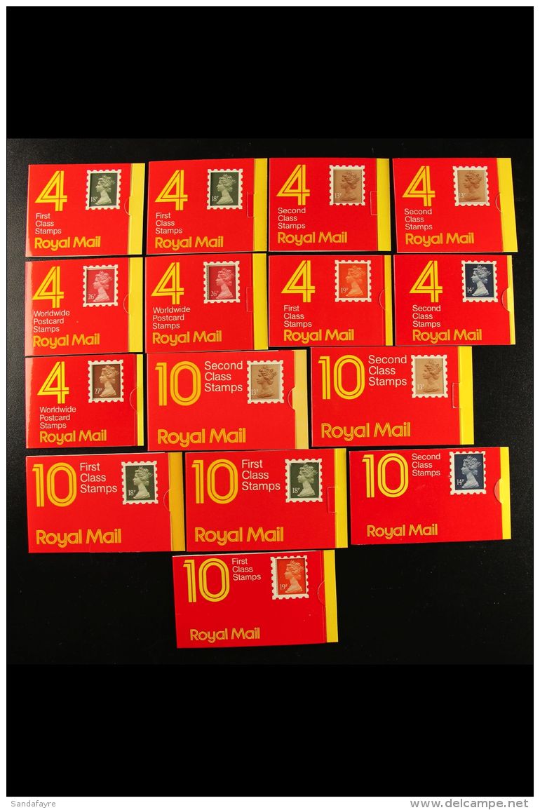 1987-1988 "WINDOW" BARCODE BOOKLETS All Different Largely Complete Collection Of 52p To &pound;1.90 Window... - Andere & Zonder Classificatie