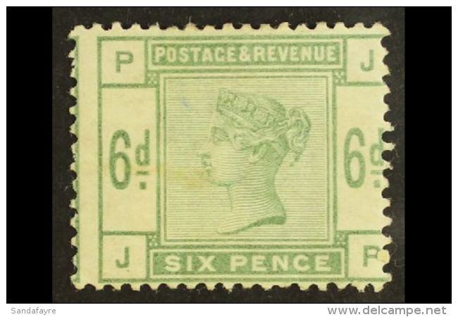 1883-84 6d Dull Green, SG 194, Mint, Good Colour. For More Images, Please Visit... - Andere & Zonder Classificatie