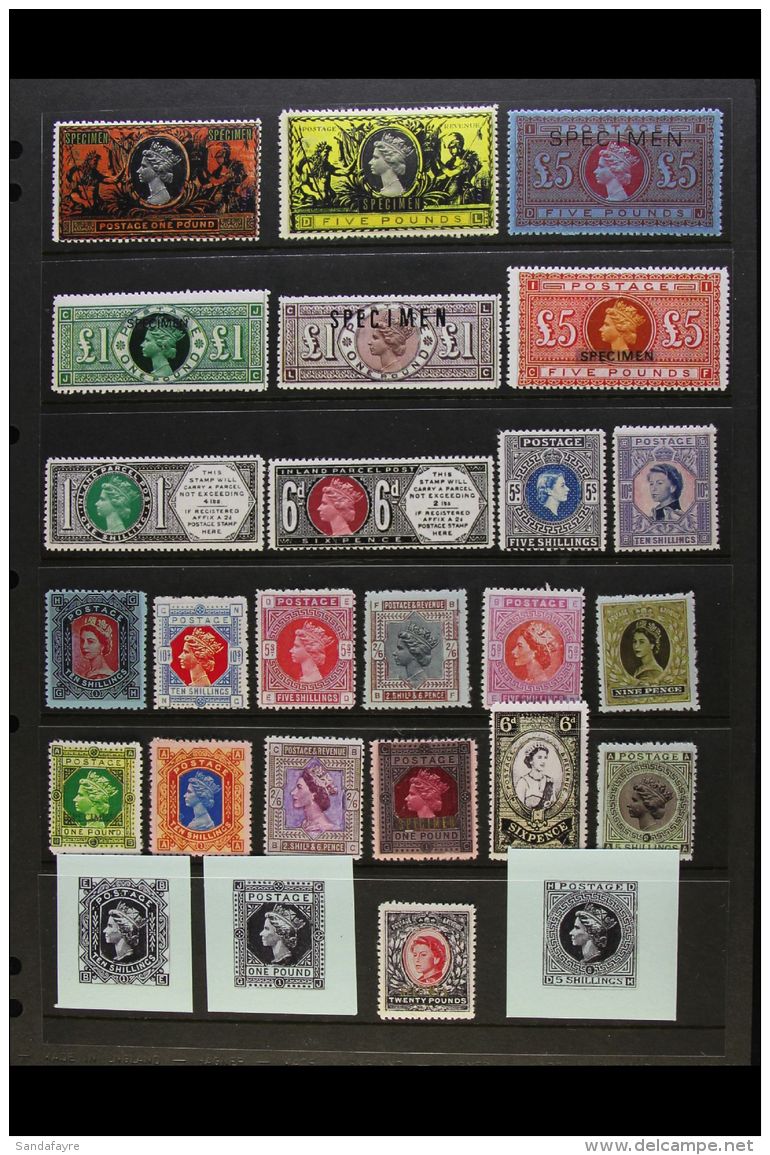 QEII FANTASY STAMPS. 2000's All Different Collection Of Bogus Stamps - Various QV To KGV Designs With The Original... - Andere & Zonder Classificatie