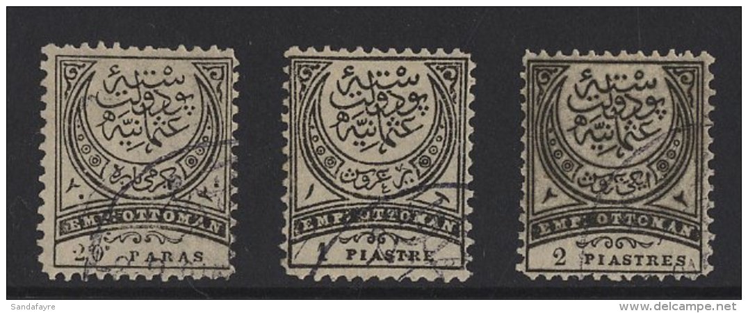 POSTAGE DUES 1888 Perf 11&frac12; Complete Set Michel 16/18 B, Very Fine Used, Fresh! (3 Stamps) For More Images,... - Autres & Non Classés