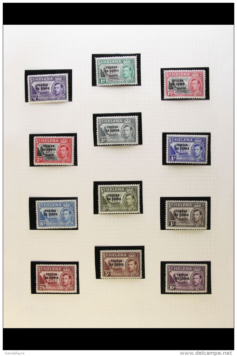 1946-1965 VERY FINE MINT All Different Collection. Note 1946 1d Local, 1952 Definitives Complete Set, 1961... - Tristan Da Cunha