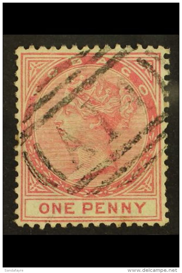 1879 1d Rose, Wmk Crown CC, SG 1, Fine Used With Neat "A14" Numeral, Couple Of Blunt Perfs At Right. For More... - Trinidad En Tobago (...-1961)