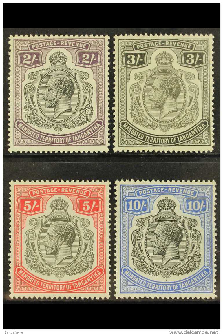1927-31 2s, 3s, 5s &amp; 10s High Values, SG 103/106, Very Fine Mint (4 Stamps) For More Images, Please Visit... - Tanganyika (...-1932)