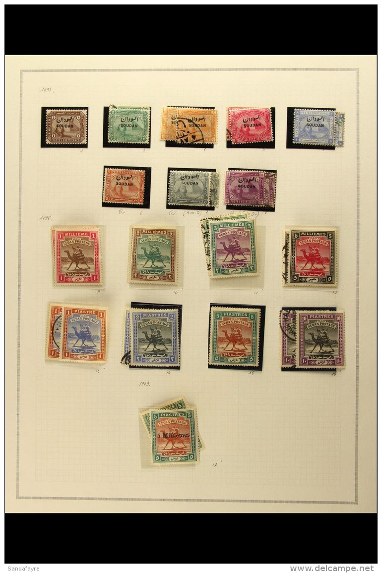 1897-1961 MINT &amp; USED COLLECTION Presented On Album Pages. An Attractive Collection With Strong Mint Ranges... - Sudan (...-1951)