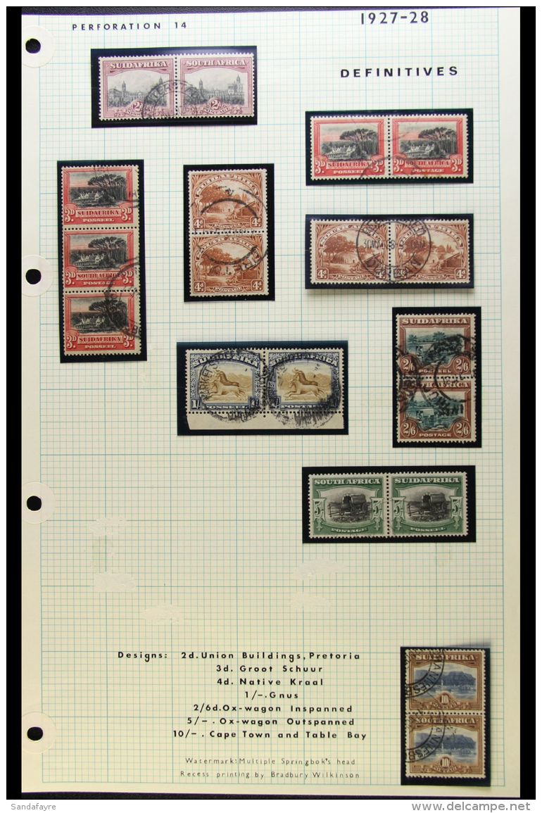 1927-30 LONDON PICTORIAL DEFINITIVES USED COLLECTION - Includes Group I Perf.14 2d, 3d, 4d &amp; 5s Fine Used... - Zonder Classificatie