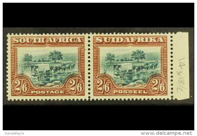 1927-30 2s6d Green &amp; Brown, Perf.14x13&frac12; Down, SG.37a, Never Hinged Mint And Scarce Thus. For More... - Ohne Zuordnung