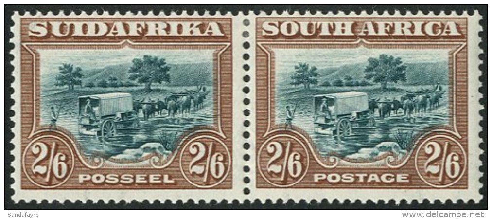 1927-30 2s 6d Green And Brown London Pictorial SG 37, Fine Mint Pair. For More Images, Please Visit... - Zonder Classificatie