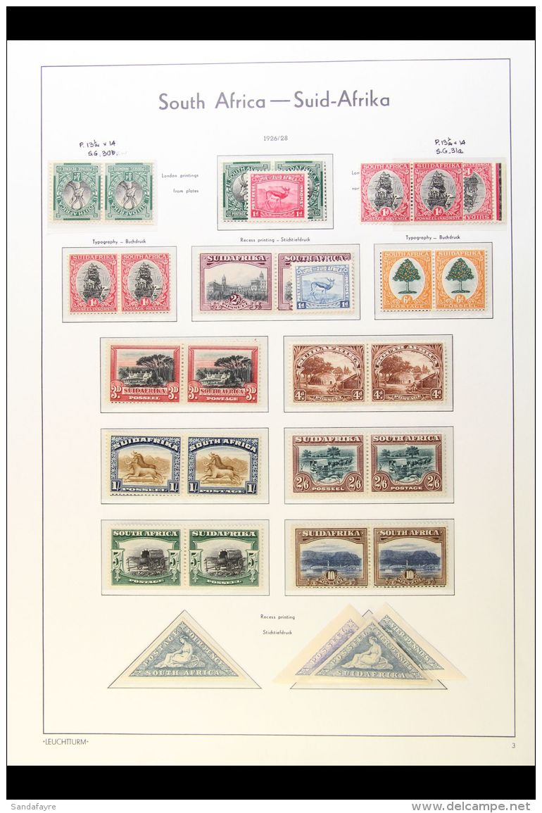 1926-30 MINT COLLECTION We Note Two 1923 Harrison Essays In Carmine And In Blue, 1926-7 Set Plus 1927 &frac12;d... - Ohne Zuordnung