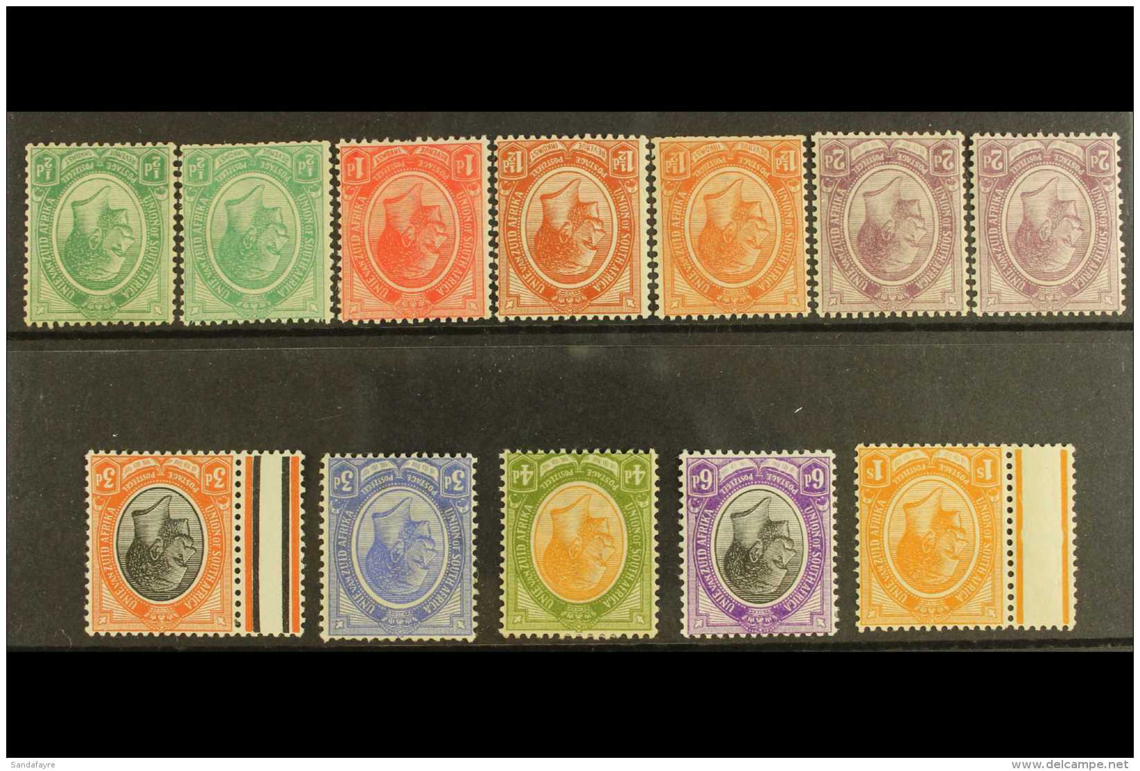 1913-24 INVERTED WATERMARKS RANGE, &frac12;d To 1s Incl. Shades Of &frac12;d, 1&frac12;d &amp; 2d, Between SG... - Ohne Zuordnung