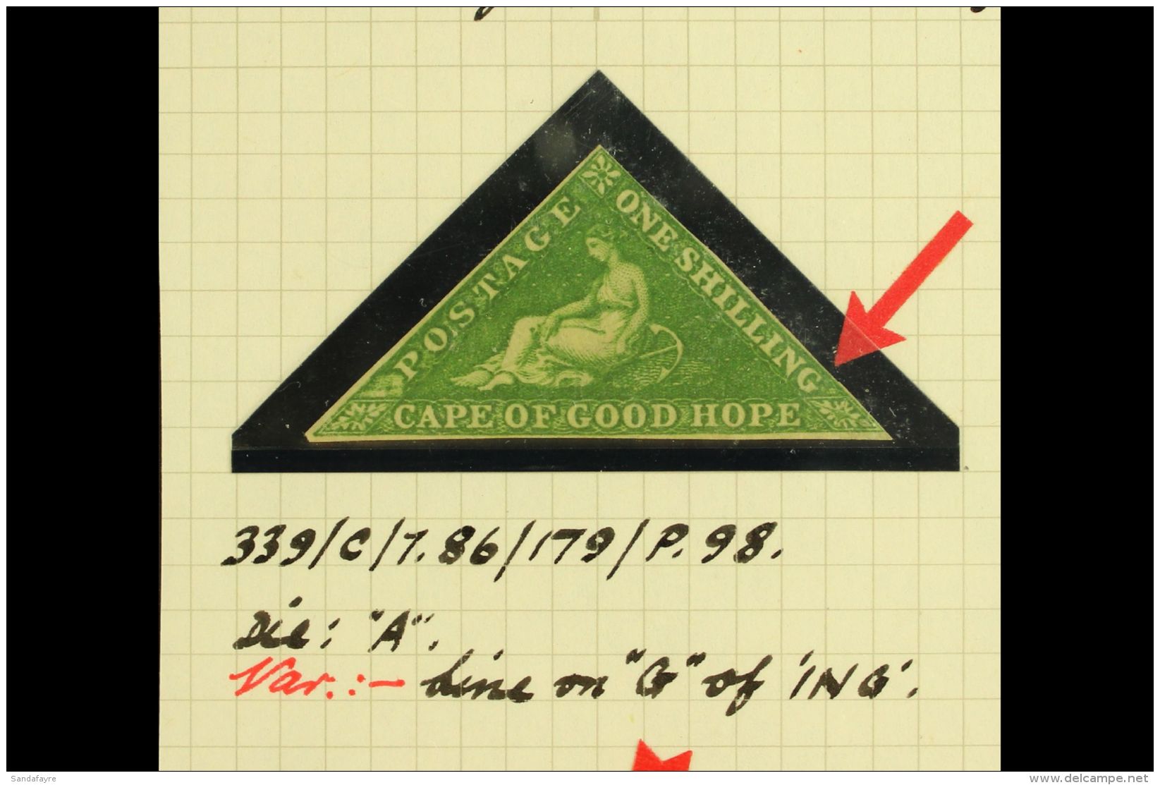 CAPE OF GOOD HOPE 1855 1s Bright Yellow Green On White Paper, SG 8, Fine Mint No Gum. Just Clear To Good Margins... - Ohne Zuordnung