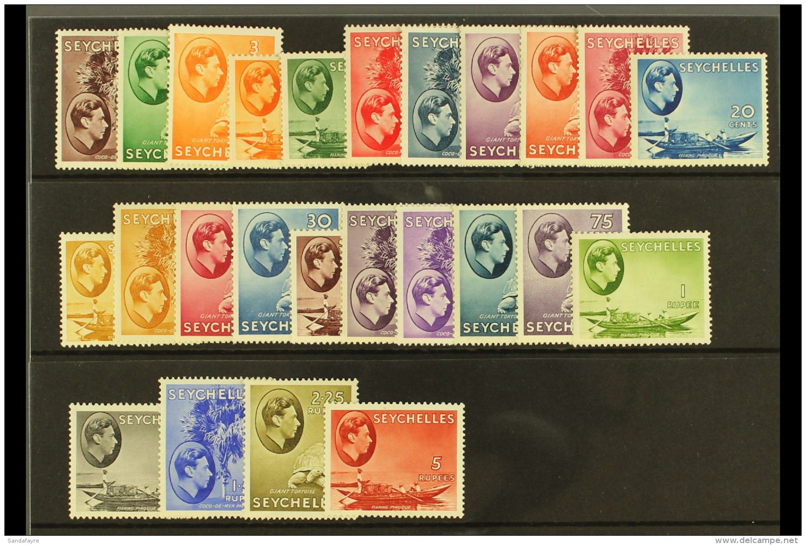 1938 Geo VI Pictorial Set Complete, SG 135/49, Fine And Fresh Mint. (25 Stamps) For More Images, Please Visit... - Seychelles (...-1976)