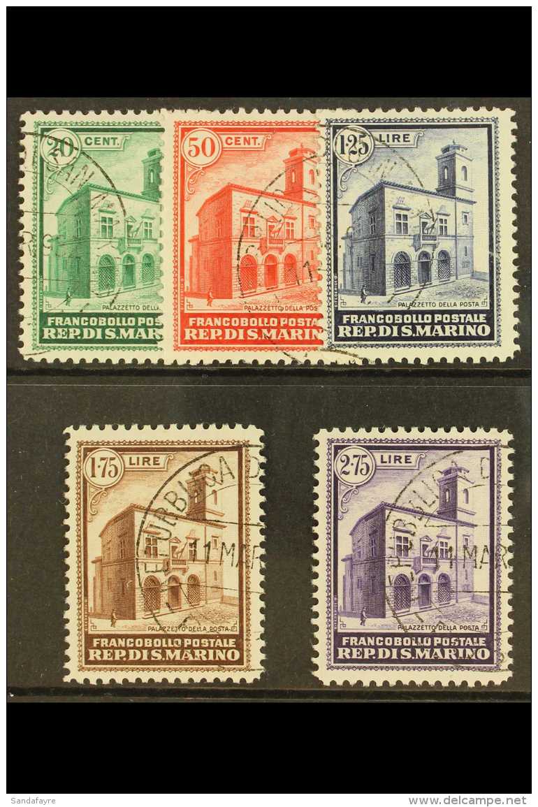 1932 Post Office Inauguration Set Complete, Sass S29, Very Fine Used. (5 Stamps) For More Images, Please Visit... - Sonstige & Ohne Zuordnung