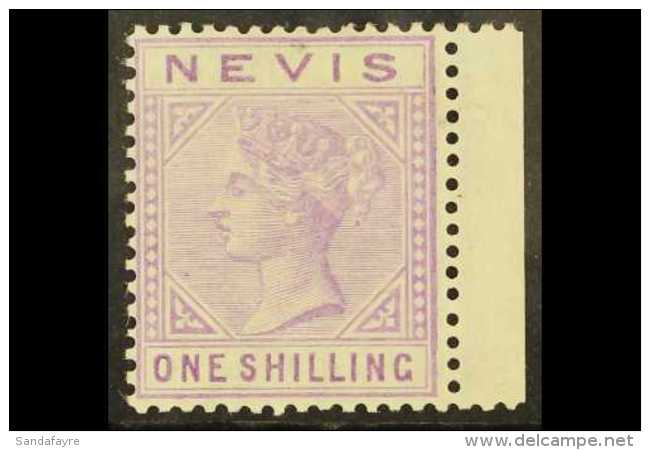 1882-90 1s Pale Violet, SG 34, Very Fine Mint With Margin For More Images, Please Visit... - St.Christopher, Nevis En Anguilla (...-1980)